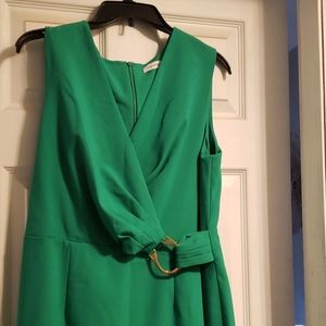 Calvin Klein Emerald Green Dress